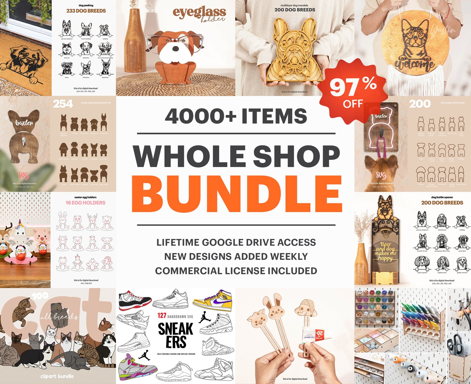 68 Pegboard Accessories Bundlefull Bundle Pegboardwooden Etsy