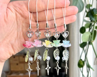 Lotusblumen-Anhänger – Handgemachter, Funkelnder Draht- und Perlen-Schmuck – Glitzer, Geschenke für Frauen, Spirituell