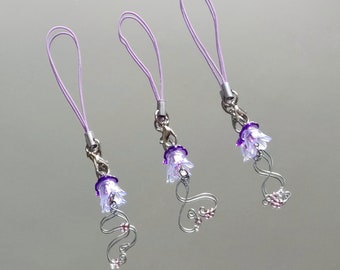 Handgemachter Violetter Quallen-Anhänger – Einzigartiger Jellyfish-Schmuck aus Draht