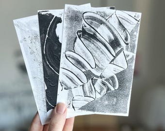 Collagen Postkarte Karte zum Verschenken Kunst Ästhetik Grußkarte Sommer Pastell DIN A6 Typografie