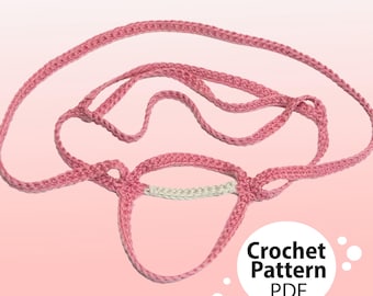 Hobby Horse Bridle Crochet Pattern PDF with Reins & Bit - Tack for Horse on Stick