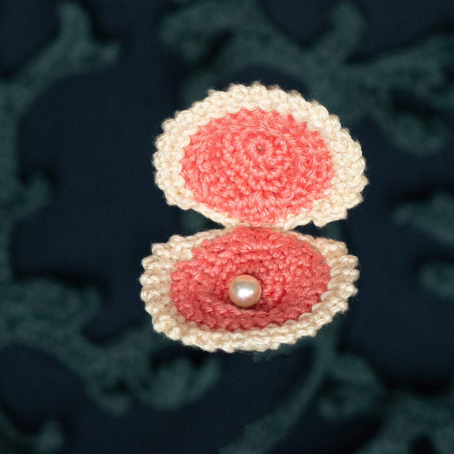 Shell With Pearl Crochet Pattern Amigurumi Mussel With Pearl - Etsy