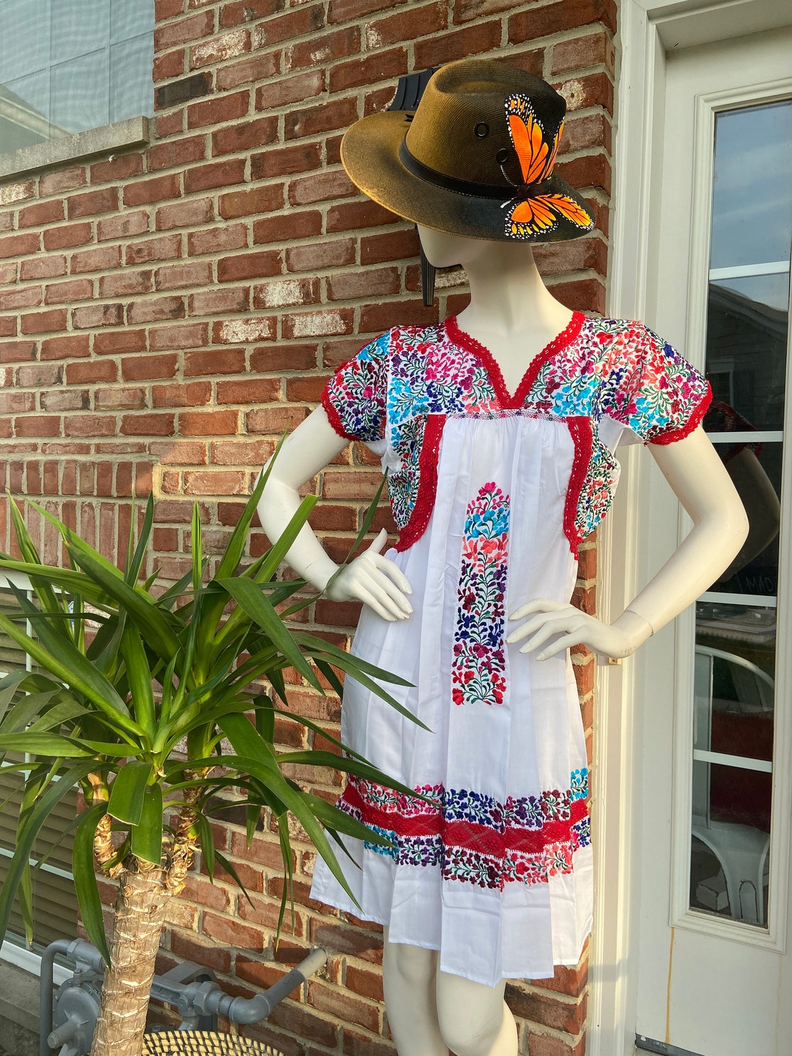 Vestido Bordado Mexicano | Etsy