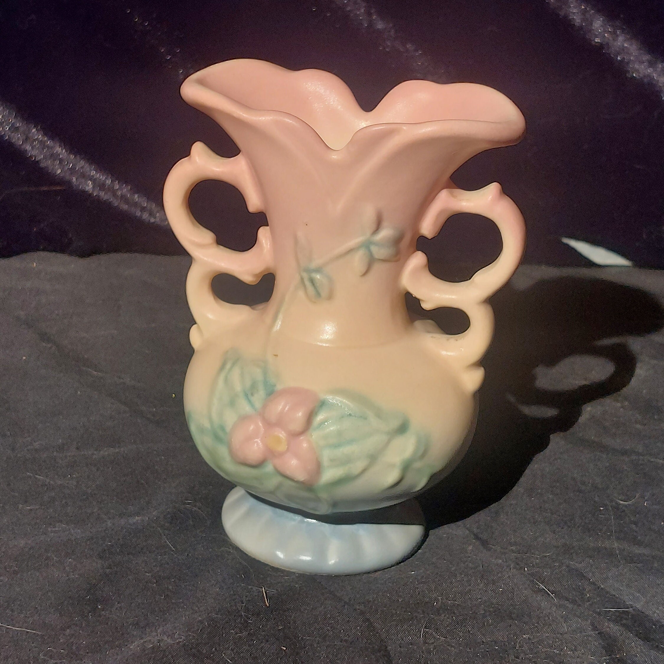 ラッセルライト Hull Pottery 花瓶 USA ミッドセンチュリー Vintage Hull Art Pottery - Wild Flower - Number Series - #56 Pink