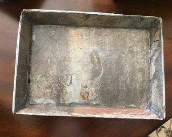 Small trays, clear masonry sealer finish, 1 1/2” high sides with various base sizes