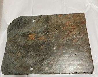 Weathered slate, cleaned and sealed