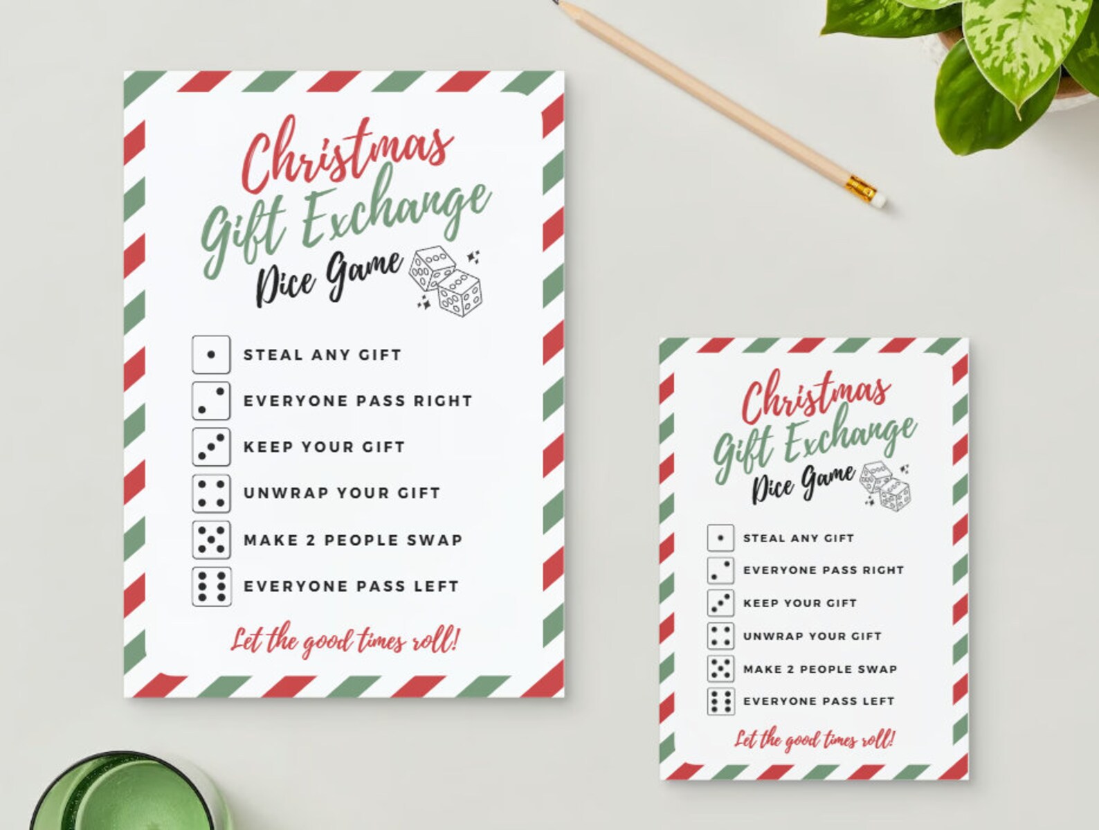 Christmas Secret Santa Gift Exchange Rules, Printable Christmas Game — free download
