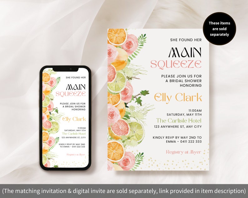 Printable 2 Sided Menu Template