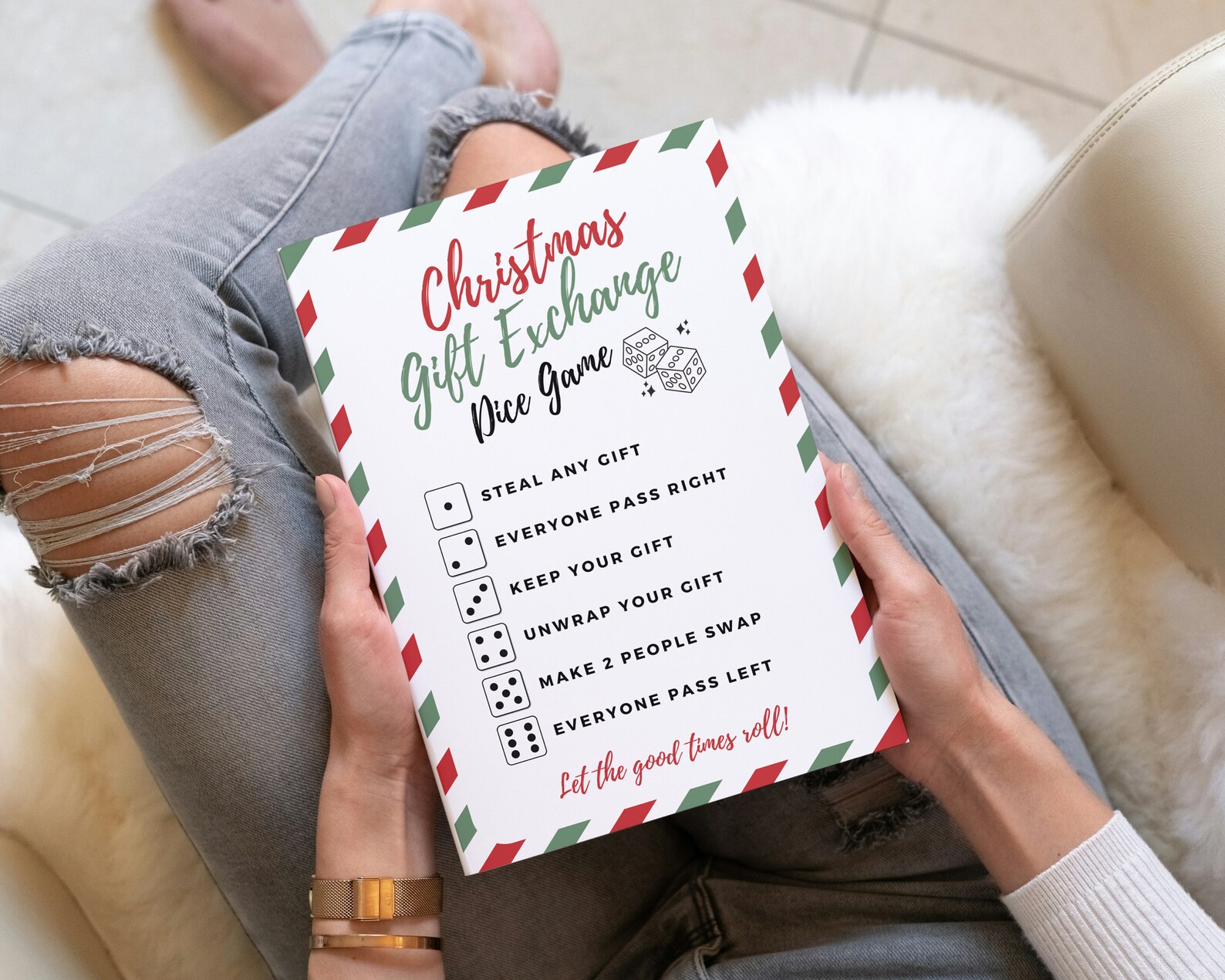 Christmas Secret Santa Gift Exchange Rules, Printable Christmas Game — free download