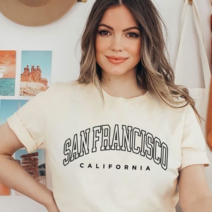 San Francisco T-Shirt | San Francisco California Sweater | SF Sweatshirt | San Francisco Shirt | California Vacation Shirt | Cali Shirt