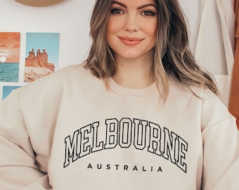 Melbourne T-Shirt | Melbourne Australia Unisex Sweater | Australia Sweatshirt | Australia Vacation Shirt | Australia Shirt | Australia Tee