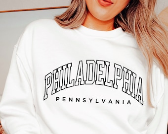 Philadelphia Unisex T-Shirt | Philadelphia Sweater | Philly Sweatshirt | Philadelphia Pennsylvania Shirt for Kids | Pennsylvania Shirt