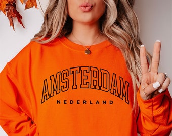 Amsterdam Netherlands T-Shirt | Amsterdam Unisex Sweater | Dutch Sweatshirt | Netherlands Kids Shirt | Holland Children Tee | Netherlands