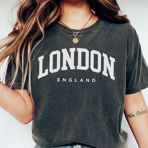Comfort Colors London England T-Shirt | London Comfort Colors Unisex T-Shirt | London England Group Tee | London Euro Trip Shirts