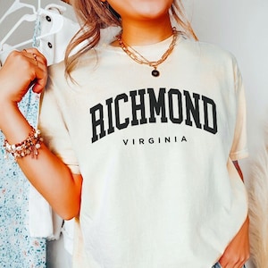 Comfort Colors Richmond Virginia T-Shirt | Richmond VA Comfort Colors Unisex T-Shirt | Richmond Vacation Group Shirt | Richmond VA Trip Tee