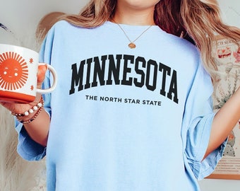 Comfort Colors Minnesota T-Shirt | Custom Minnesota Comfort Colors Shirt | Personalized Name Shirt | Custom Comfort Colors Shirt