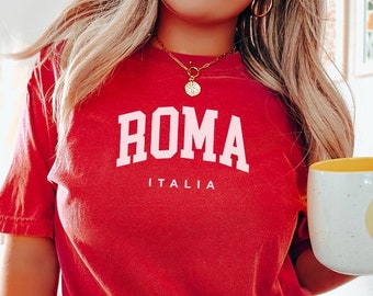 Comfort Colors Rome Italy T-Shirt | Rome Italy Comfort Colors Unisex T-Shirt | Euro Trip Tee | Rome Group Tee | Rome Italy Girls Trip Shirts