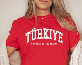 Turkey Unisex T-Shirt | Turkey Sweater | Turkiye Sweatshirt | Turkiye Kids Shirt | Turkey Vacation Shirt | Euro Trip Group Tee | Turkiye Tee