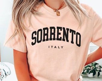 Sorrento Italy Unisex T-Shirt | Sorrento Sweater | Italy Sweatshirt | Sorrento Italy Vacation Shirt | Euro Trip Group Shirt | Italy Trip