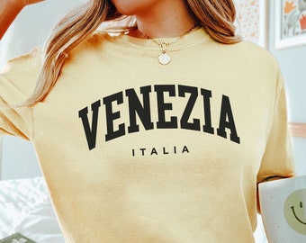 Comfort Colors Venice Italy T-Shirt | Venezia Italia Comfort Colors Unisex T-Shirt | Italy Euro Trip Tee | Venice Italy Girls Trip Shirts