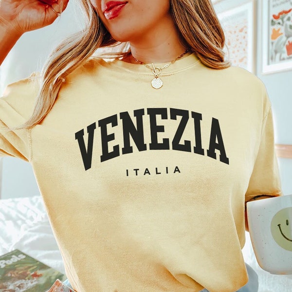 Comfort Colors Venice Italy T-Shirt | Venezia Italia Comfort Colors Unisex T-Shirt | Italy Euro Trip Tee | Venice Italy Girls Trip Shirts