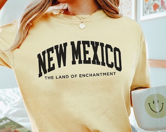 Comfort Colors New Mexico T-Shirt | Custom New Mexico Comfort Colors Shirt | Personalized Name Shirt | Custom Comfort Colors Shirt