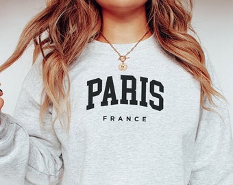 Paris France Shirt | Paris Unisex Sweater | Paris France Sweatshirt | Paris Kids Shirt |  Euro Trip Shirt | France Vacation Shirt