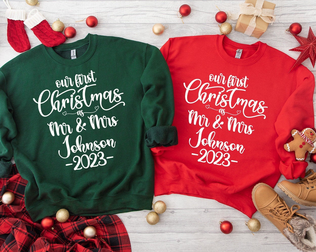 First christmas married sweater best sale