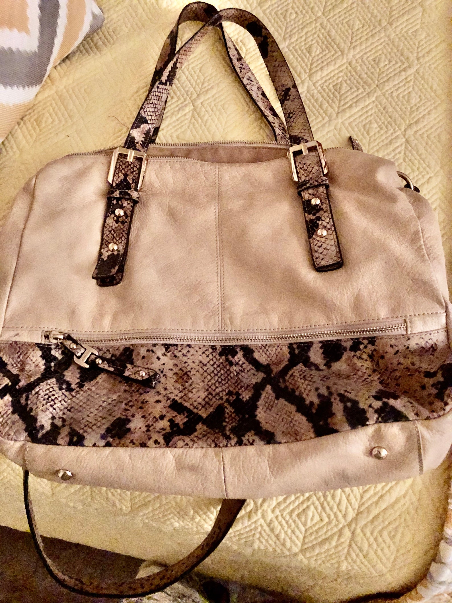 B Makowsky Snakeskin Purse Etsy