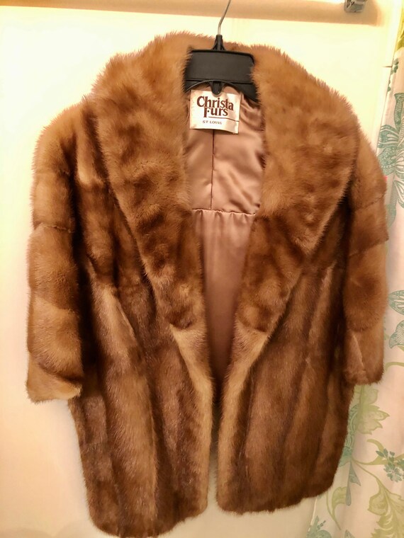 Vintage Christa Mink Fur Stole
