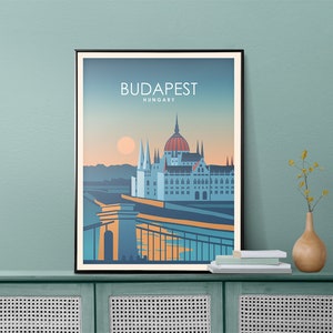 Budapest Hungary Print, Wall art Art Print, Poster, Travel Print, Travel Poster, Wall Art, Living Room Prints, Art Decor