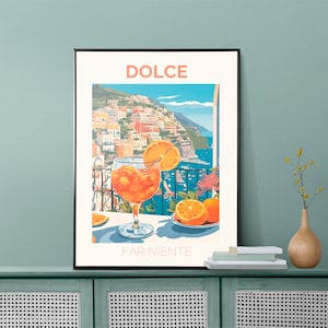 Italy Poster, Dolce Far Niente