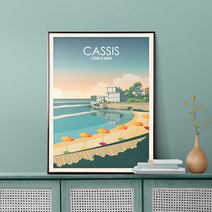 Cassis Côte d'Azur Frankreich Poster