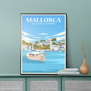 Mallorca Cala Figuera Poster