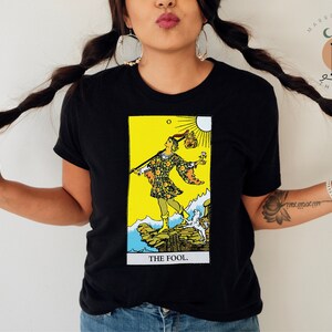 Tarot Card Shirt The Fool Dark Academia Gift for Her or Him