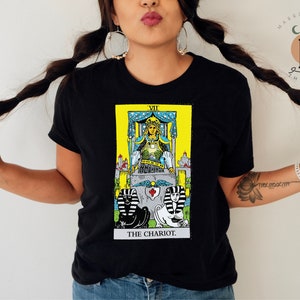 The Chariot Tarot Card Shirt Dark Academia Gift for Tarot Readers