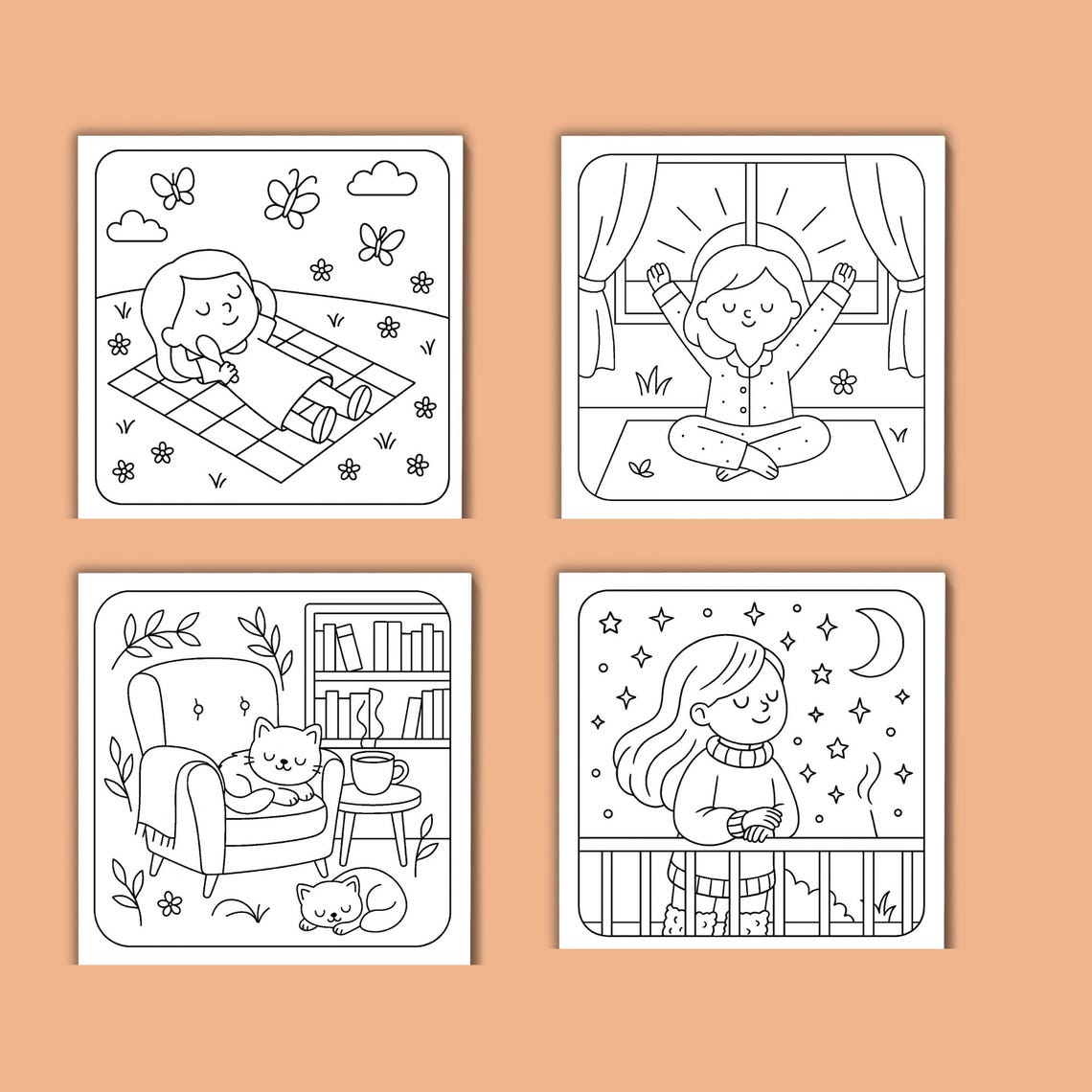 SELF LOVE Coloring Book Pdf Download 67 Printable Pages for Kids ...