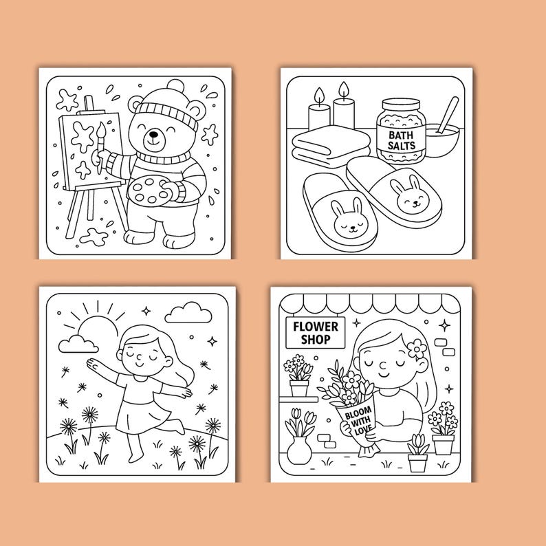SELF LOVE Coloring Book Pdf Download 67 Printable Pages for Kids ...