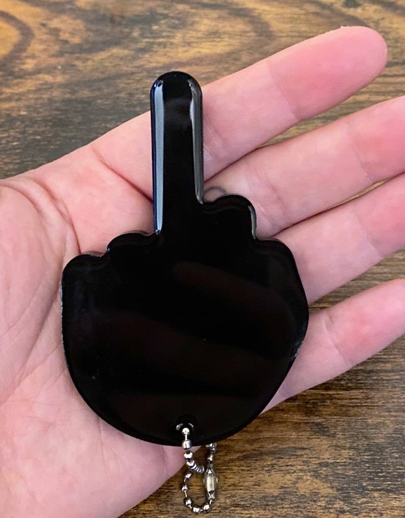 Middle Finger Keychain