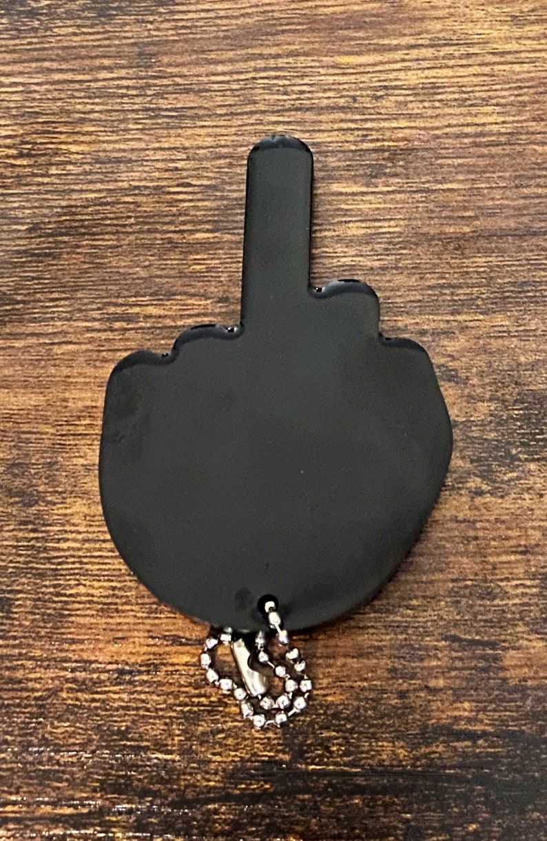 Middle Finger Keychain