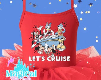 Disney Cruise Mickey und seine Freunde Tutu Kleid / Magical Tutu Kleid / Magical Cruise Kleid