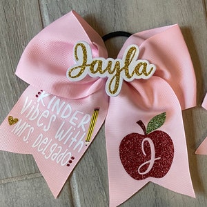 School Personalized  Bows