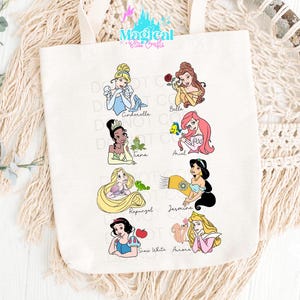Princess Park Tote Bag, Princess Tote Bag, Vacation Tote Bag