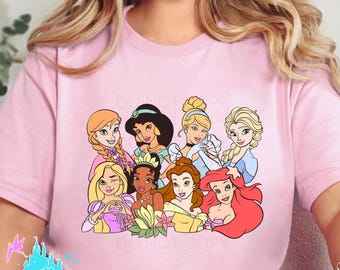 Princess Sidekicks shirts, Princess Park T-shirts, Disney princess shirts, Family shirts, Disney family shirts