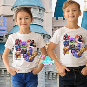Camisetas de Heros Park, camisetas de Hero Friends Park, Mickey Magic, Mickey Magic, camisetas familiares, Magic Kingdom