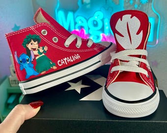 Lilo and Stitch Custom Converse