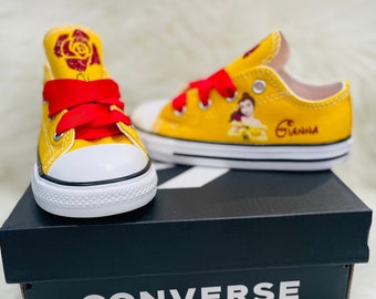 Belle Custom converse für Kinder und Erwachsene