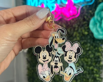 Micky und seine Freunde sind Taschenanhänger, Schlüsselanhänger, Taschenanhänger, Disney Charms, Disney Taschenanhänger, Disney Schlüsselanhänger