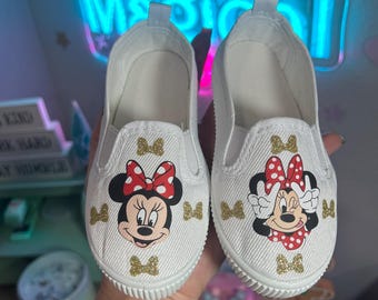 Zapatos infantiles personalizados de Minnie