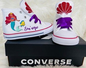 Ariel Brown little mermaid converse